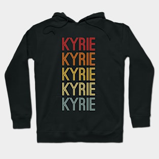 Kyrie Name Vintage Retro Gift Named Kyrie Hoodie